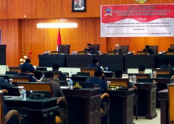 Wabup Serahkan LKPJ 2025 , SILPA Tercatat Mencapai Rp19,555 Miliar