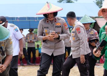 Polda Papua Barat Launching Penangkaran Benih dan Penanaman Jagung di SP 5