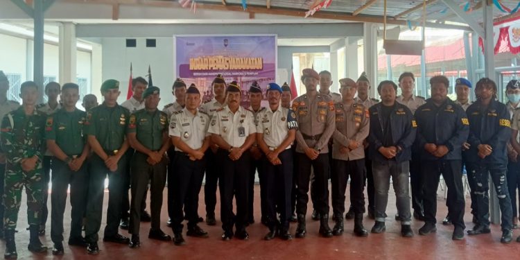 Rutan Kelas IIB Bintuni Gelar Ikrar Anti Narkoba, Diikuti Razia dan Tes Urine