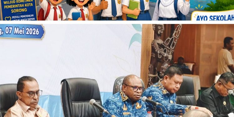Kunker ke Kota Sorong, DPRK Boven Digoel Pelajari Pengelolaan Pendidikan Gratis