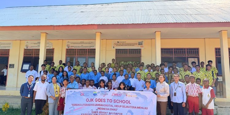 OJK Tingkatkan Literasi Keuangan terhadap para Pelajar di Tambrauw
