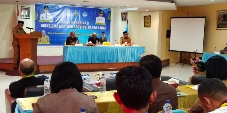 Rapat Koordinasi dan Musyawarah Kerja Kepala Sekolah SMA dan SMK Se-Papua Barat Digelar di Bintuni