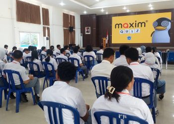 Pertama di Tanah Papua, Puluhan Siswa SMA/SMK Ramaikan Maxim Kuis Cerdas Cermat di Sorong