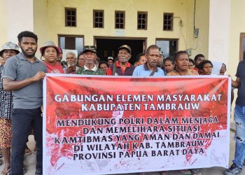 Polda Papua Barat Daya Ajak Warga Tambrauw Jaga Kondusivitas Wilayah