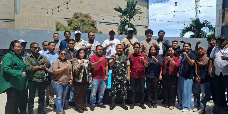 Kawal Pelaksanaan PSN, Dandim 1801 Manokwari Ajak Media Bersinergi
