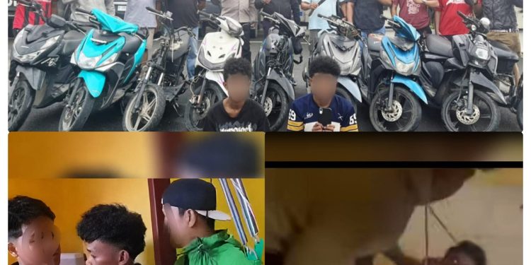 2 Remaja Begal dan Pencuri Motor Diringkus, Sembilan Kendaraan Disita