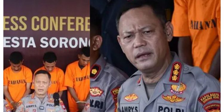 Marak Kriminalitas, Kapolresta Sorong Kota Ajak Warga Jaga Keamanan