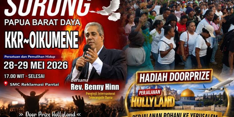 Digelar 28–29 Mei, Panitia Paskah-KKR Kota Sorong Undang Berbagai Denominasi Gereja