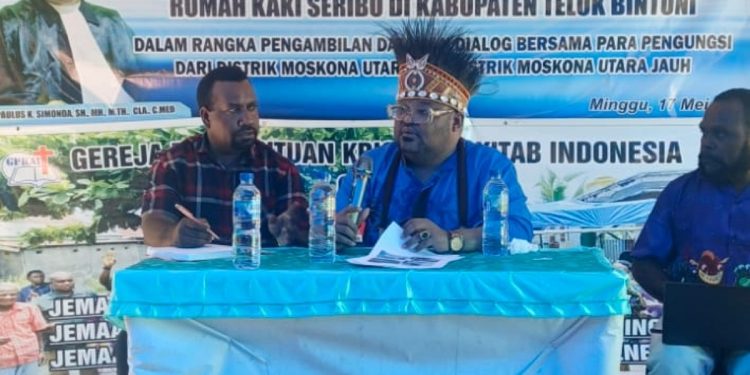 Ratusan Pengungsi Berharap Kembali ke Kampung Halamannya di Moskona