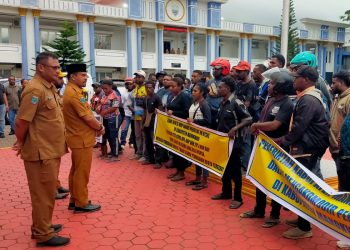 Pencaker Tagih Janji Bupati Manokwari terkait Penambahan Kuota CPNS 2021