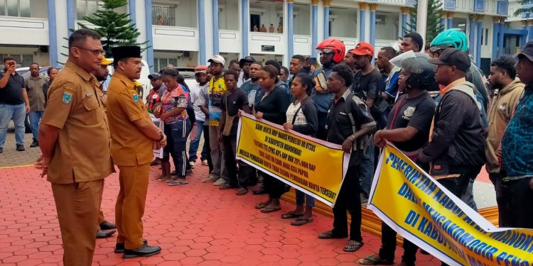 Pencaker Tagih Janji Bupati Manokwari terkait Penambahan Kuota CPNS 2021