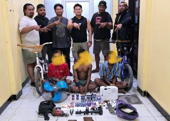 Operasi Maraton, Tim Macan Gunung Polres Bintuni Bekuk 3 Pelaku Pencurian