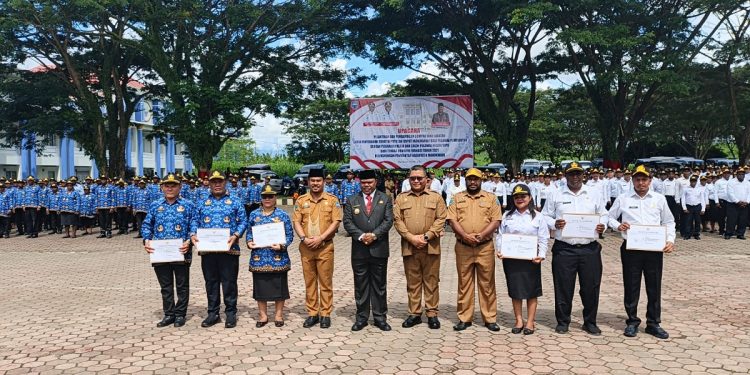 Momen Bahagia, 546 Tenaga Honorer Pemkab Manokwari Resmi Diangkat Jadi PPPK dan CPNS