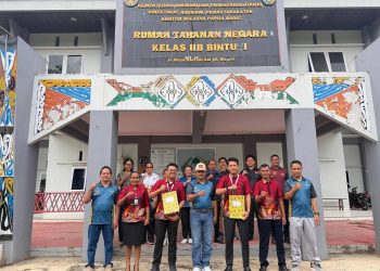 Dua Peserta Magang Kemnaker RI Rampungkan Tugas di Rutan Kelas IIB Bintuni