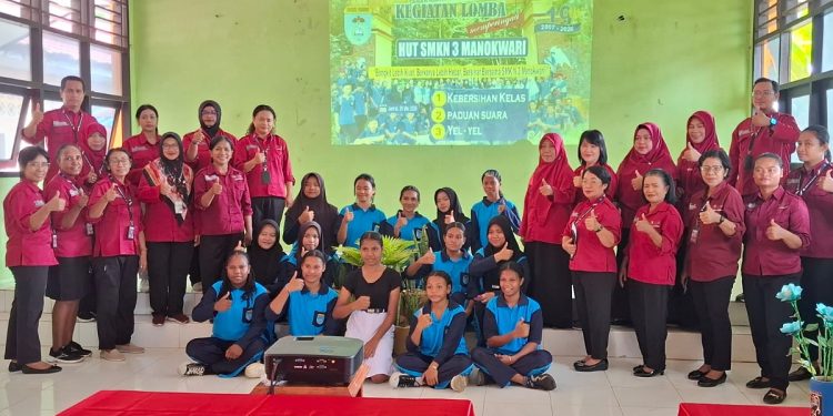 HUT ke-19 SMKN 3 Manokwari: Komitmen Cetak SDM Unggul Penyokong Pariwisata Papua Barat