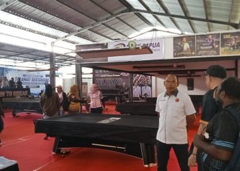 107 Peserta Ikut Turnamen Billiard Open Dandim Cup Teluk Bintuni