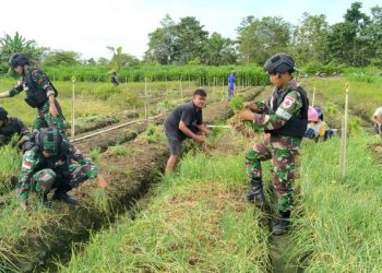 TNI Perkuat Ketahanan Pangan sebagai Pilar Pembangunan Papua
