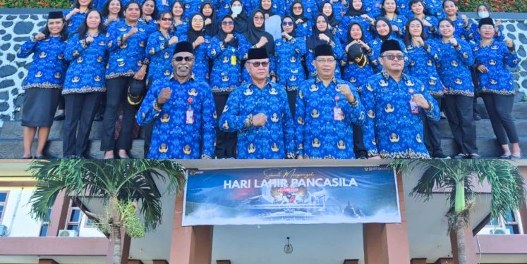 Peringatan Hari Lahir Pancasila 2026, Maknai Pesan Perdamaian Dunia di Lingkungan BPN Provinsi Papua Barat