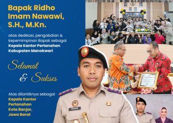Ridho Imam Nawawi Mendapat Kepercayaan Baru Pimpin Kantah Kota Banjar Jawa Barat
