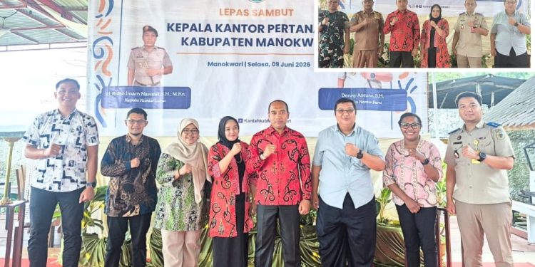 Sertijab Kakantah Manokwari, Denny Aseano Menggantikan Ridho Nawawi