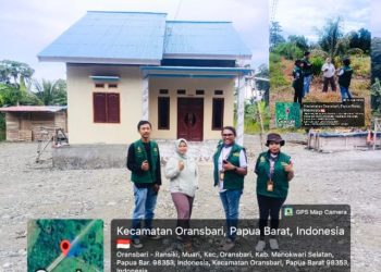 Seksi P2 Kantah Manokwari Melakukan Pertimbangan Teknis Pertanahan PKKPR Non Berusaha di Oransbari