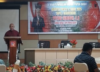 Reses II, Petrus Makbon Serap Aspirasi Kepala Suku dan Ketua Paguyuban Nusantara