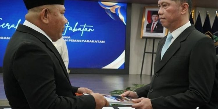 Hensah Gantikan I Putu Murdiana Pimpin Kanwil Ditjenpas Kalteng