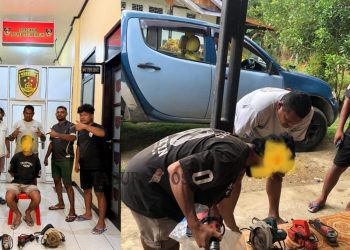 URC Polres Teluk Bintuni Tangkap Pelaku Pencurian, Sejumlah Alat Kerja Diamankan