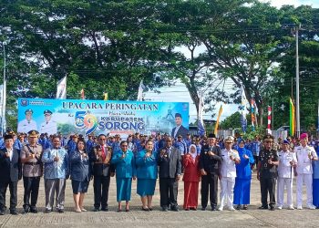 HUT Ke-59 Sorong, Johny Kamuru Tekankan Persatuan dan Pelayanan Optimal