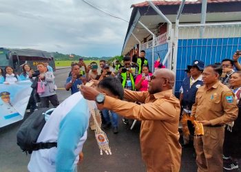 Kontingen Sulawesi Utara Tiba Pertama di Manokwari, Optimis Raih Juara Umum