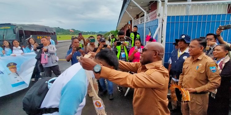 Kontingen Sulawesi Utara Tiba Pertama di Manokwari, Optimis Raih Juara Umum