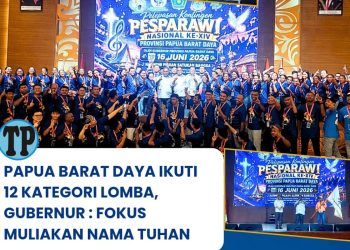 Kontingen Papua Barat Daya Ikut 12 Kategori Lomba Pesparawi Nasional