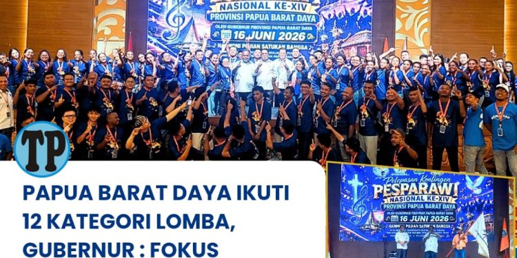 Kontingen Papua Barat Daya Ikut 12 Kategori Lomba Pesparawi Nasional