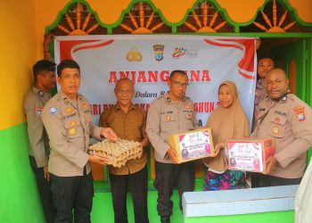 Jelang HUT Bhayangkara ke-80, Polresta Sorong Kota & Bhayangkari Kunjungi Purnawirawan