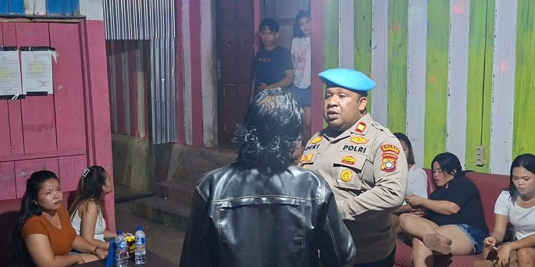 Tegakkan Disiplin Anggota, Propam Polres Teluk Bintuni Razia Tempat Hiburan Malam
