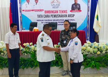 Dinas Perpustakaan dan Kearsipan Manokwari Gelar Bimtek Tata Cara Pemusnahan Arsip