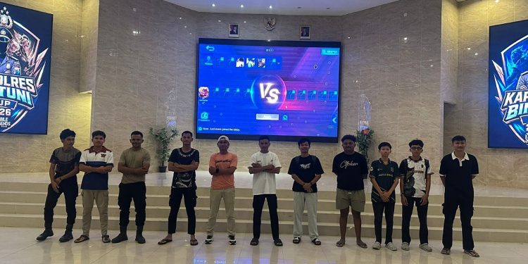 Dukung Program Kapolri, Polres Teluk Bintuni Gelar Turnamen E-Sport