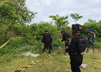 Tim Jibom Musnahkan Dua Granat di Kabupaten Jayapura