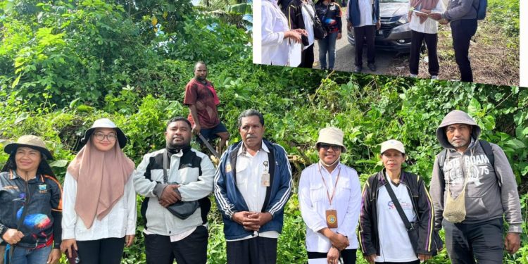 Kantah Manokwari Laksanakan Pemeriksaan Tanah Aset Instansi Pemerintah