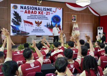 Jadi Pembicara di Diklat Pratama DPP GMPK, Menteri Nusron: Nasionalisme Menjadikan Bangsa yang Kuat