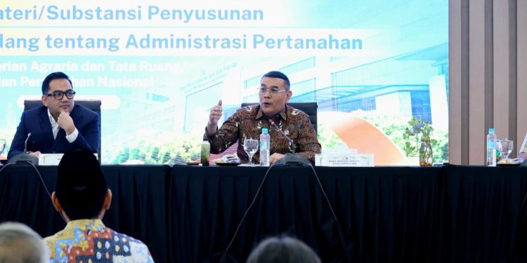 FGD Bersama Komisi II DPR RI, Wamen Ossy: RUU Administrasi Pertanahan untuk Wujudkan Sistem Pertanahan yang Lebih Baik