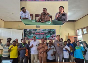 Kantah dan Dinas TPHP Manokwari Sosialisasi Mekanisme Penerbitan SHM dan HGU Dukung Program Peremajaan Kelapa Sawit Perkebunan
