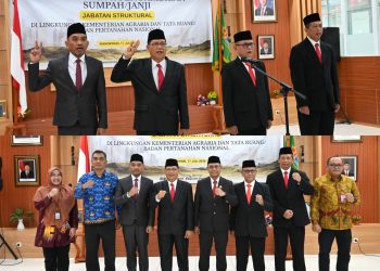 BPN Prov Papua Barat Lantik 4 Pejabat , Bentuk Birokrat yang Adaptif