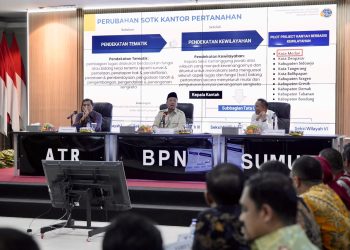 Pengarahan di Kanwil BPN Provinsi Sumatera Utara, Menteri Nusron Minta Jajaran Utamakan Kemudahan Layanan bagi Masyarakat