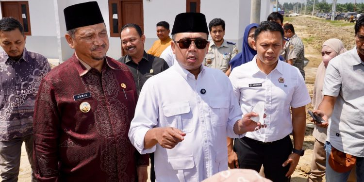 Tinjau Lokasi Huntap bagi Korban Bencana Aceh Tamiang, Menteri Nusron Pastikan Lahan 100% Siap Digunakan