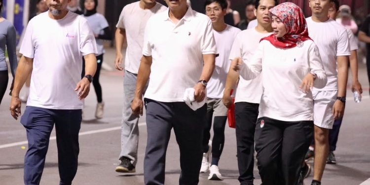 Rehat Sejenak dari Aktivitas Kantor, Kementerian ATR/BPN Adakan Slow Run Rutin Sepulang Kerja