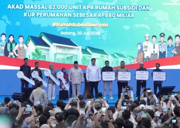 Hadiri Akad Massal 62.000 KPR Rumah Subsidi, Menteri Nusron: Legalitas Tanah Beri Kepastian bagi Masyarakat