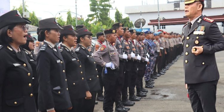 Peringati Hari Bhayangkara ke-80, 96 Personel Polresta Sorong Kota Naik Pangkat