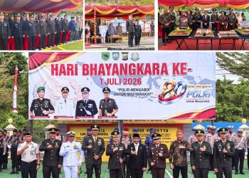 Upacara Hari Bhayangkara ke-80, Polres Teluk Bintuni Tegaskan Komitmen Pengabdian Terbaik untuk Masyarakat