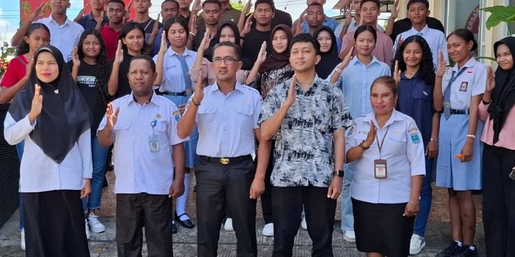 38 Capaskibra Papua Barat Lakukan Pengukuran PDU dan Atribut